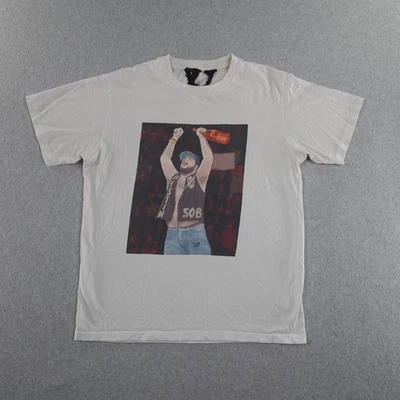 Camiseta VLONE Stone Cold YAMS DAY Para Hombre Mediana (20X26) Blanca Auténtica Hecha en EE. UU. Foto 1 de 4