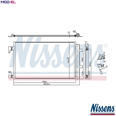 CONDENSER AIR CONDITIONING 941284 FOR RENAULT SCÉNIC/GRAND/IV KADJAR TALISMAN - Image 1 of 4