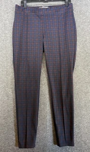 Old Navy Stevie Pull On Purple Blue Black Pants Women's Large Plaid Center Seam - Bild 1 von 16