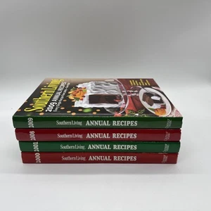 Southern Living Annual Recipes Cookbooks (2000,01,08,09) Hardcover 4 Book Lot - Picture 1 of 14