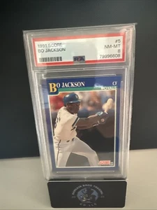 1991 Score - Bo Jackson #5 PSA GRADE 8 Nm-Mt - Picture 1 of 2