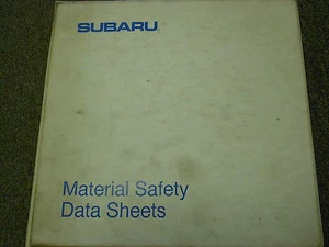 1990 Subaru Material Seguridad Servicio Reparación Shop Manual Fábrica Libro 90 - Imagen 1 de 1