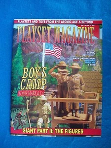 Playset Magazine #74 Marx Boy's Camp, Rin Tin Tin playsets + Giant HO figures - Imagen 1 de 2