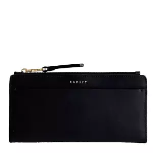 Radley Liverpool Lane Protect schwarze große Lederhandtasche mit Doppelfaltung - neu - UVP 99 £ - Bild 1 von 5