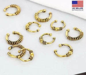 10 Pcs Hair Jewelry Braid Rings Cuff Decorate Dreadlocks Metal Accessories - Picture 1 of 8
