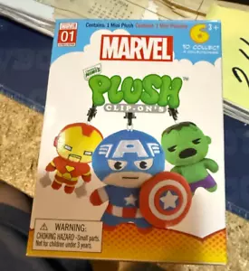 Zag Toys---Marvel Series 1 Plush Clip-On’s ---blind box - Picture 1 of 2
