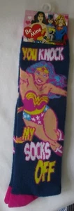WONDER WOMAN YOU KNOCK MY SOCKS OFF DC COMICS DAMENSOCKEN GRÖSSE 4-10 - NEU - Bild 1 von 5
