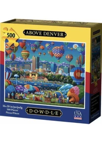 Rompecabezas por encima de Denver 500 piezas arte popular Colorado 16x10 pulgadas - Imagen 1 de 4
