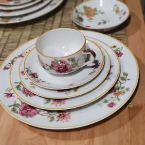 Antikes ""Elsass"" von Haviland Limoges Frankreich Geschirr China Set für 2 - Bild 1 von 13