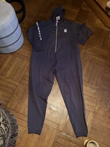 RIHANNA FOREVER SAVAGE X FENTY Showgirl  JUMPSUIT Darknight Grey Size XLarge - Picture 1 of 9
