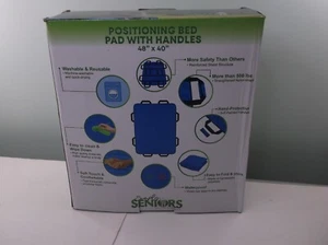 Multipurpose 48" x 40" Positioning Bed Pad with Reinforced Handles New - Picture 1 of 5