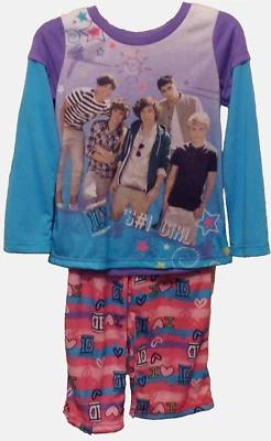 Conjunto de 2 piezas 1D One Direction PJ talla 4/6 banda de niño coloridos mangas largas pantalones largos Foto 1 de 4