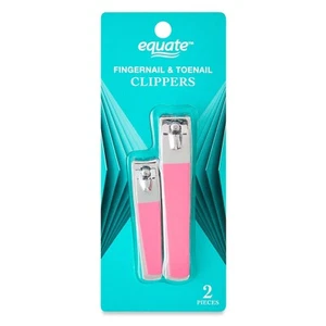Equate Fingernail & Toenail Clippers for Adults, 2 Pack - Picture 1 of 8
