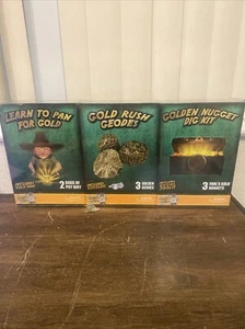 Descubre con el Dr. Genial juego de 3 piezas sartén para oro/geodas/ kit de excavación de pepitas doradas - Imagen 1 de 3
