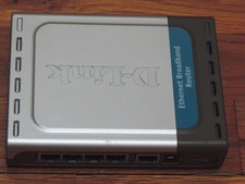 D-Link DI-604 Ethernet Broadband Router Unit Only Xbox Compatible