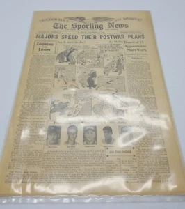 The Sporting News Vol 116 Number 18 December 9th 1943 Newspaper Magazine WW2 - Picture 1 of 8