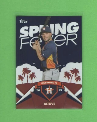 2015 Topps - Spring Fever -  #SF-31 - Jose Altuve - Houston Astros - Image 1 of 2