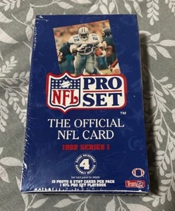 1992 Pro Set Series 1 Football Hobby Box - Picture 1 of 4