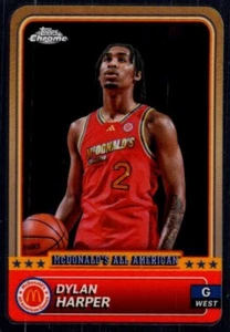 Dylan Harper 2024 Topps Cromo McDonald’s #38 Rutgers Scarlett Knights - Imagen 1 de 2