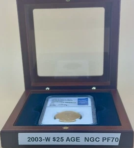 2003-W $25 American Gold Eagle NGC PF 70 SIGNED BY ED MOY - Picture 1 of 7
