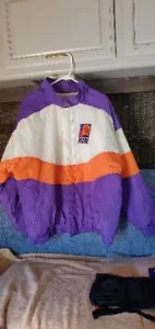 Vintage 90er NBA Phoenix Suns Winter Vollreißverschlussjacke/Puffergröße XL Apex ONE - Bild 1 von 13