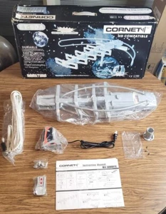 VINTAGE CORNET AMPLIFIED ROTATING? UHF-VHF-FM-HD OUTDOOR ANTENNA ET-6DA - Picture 1 of 11
