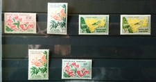 Gabon Lot 6 Timbres Fleurs / NEUF**