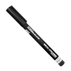AK Interactive Real Colors Markers Rubber Black - Picture 1 of 1