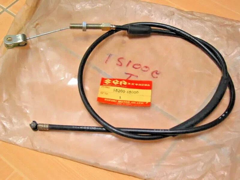 Cable de embrague Suzuki DS100 DS125 TS100 TS125 TS185 NUEVO DE STOCK genuino P/N 58200-48000 Foto 1 de 1