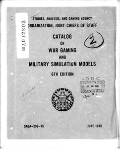 344 Page 1975 Catalog of Wargaming & Military Simulation Models Book on Data CD - Picture 1 of 12
