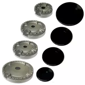 Kit 4 bruciatori + piattelli piano cottura cucina gas Bompani 4 fuochi - Foto 1 di 3
