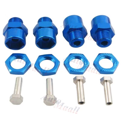 4pcs 1/8 12mm to 17mm Wheel Hex Hub Adapter Conversion Extension for 1/10 RC Car - Image 1 of 4