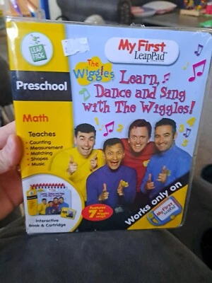 Leap Frog My First LeapPad THE WIGGLES Book and Cartridge - Image 1 of 2