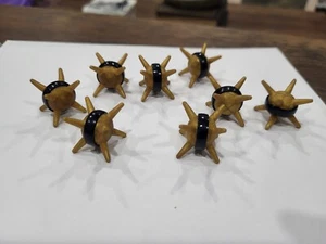 Genuine LEGO Bionicle Gold Fruit Spiked Ball Gold Black Thornax REPLACEMENT PART - Picture 1 of 8