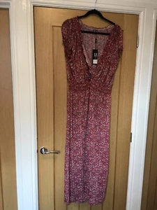 Izabel Curve Red Floral Maxi Dress - Size 20 BNWT - Picture 1 of 18