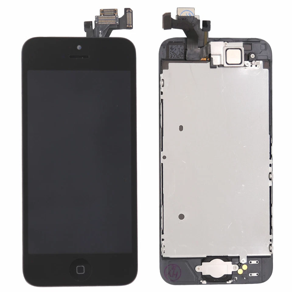 LCD Display Touch Digitizer Screen Replacement Home Button for iPhone 5c Black