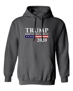 2020 Election Donald Trump President USA Keep America Great Hooded Sweatshirt - Picture 1 of 7