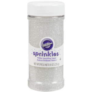 Wilton Sugar Sprinkles, White - 8oz