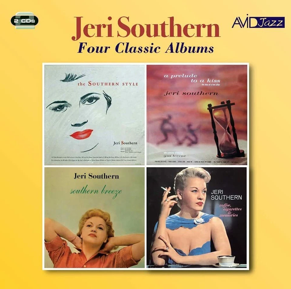 Jeri Southern Four Classic Albums 2-CD NEW SEALED 2018 Remastered Jazz - Imagem 1 de 1