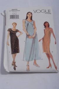 UNCUT Vogue Dress Pattern Sized for 8-10-12 #9970 Year 1998 - Picture 1 of 2
