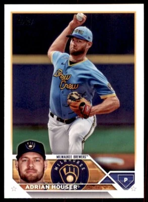 2023 Topps Adrian Houser Baseball Cards #323 - Image 1 of 2