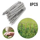 Heavy Duty Lawn Stake Staples Set Of 8 Securing Garden Netting And Fabrics