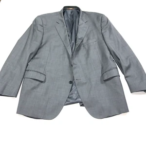Peter Millar Blazer Mens 50R Long Pure Virgin Wool Sport Coat Jacket Gray - Picture 1 of 8