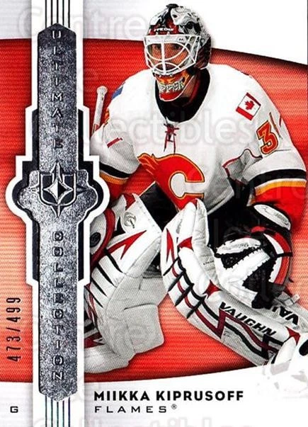 2007-08 UD Ultimate Collection #54 Miikka Kiprusoff - Image 1 of 1