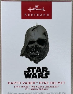 2025 Hallmark Keepsake Ornament Darth Vader Pyre Helmet 10th Anniversary - New - Picture 1 of 4