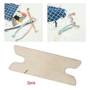 2Pcs Wooden Weaving Shuttle Weaving Crochet Needle Sewing Accessories - Picture 1 of 7