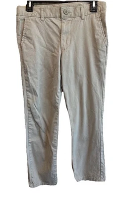 Boys Izod Khaki Pants 12 Husky Flat Front - Image 1 of 4