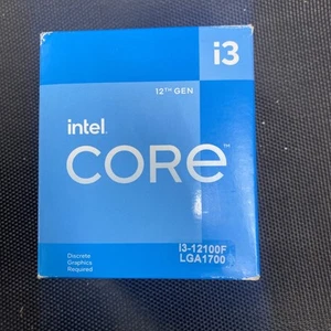 Intel Core i3-12100F Desktop Processor - 4 Cores (4P+0E) And 8 Threads - Up to 4 - Picture 1 of 6