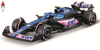 MODELLINO STATICO BBURAGO 1/43 RACE - BWT ALPINE F1 TEAM A523 (2023) - Immagine 1 di 2