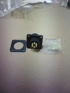 Harwin M90-3102R14S-6P 6 Pos. Circular Panel Mount Conn. Plug contact - Picture 1 of 4